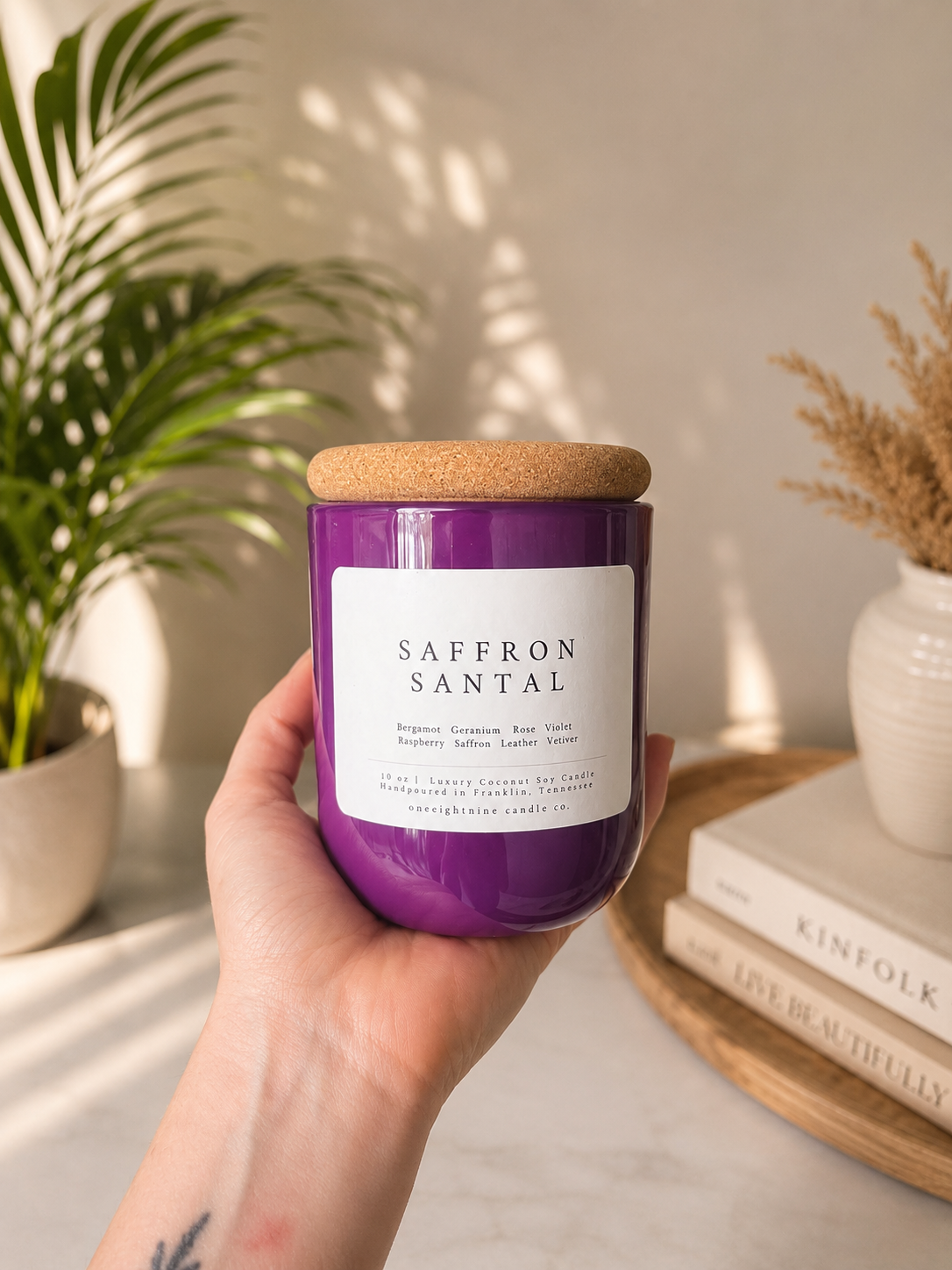 SAFFRON SANTAL 10oz Luxury Scented Candle