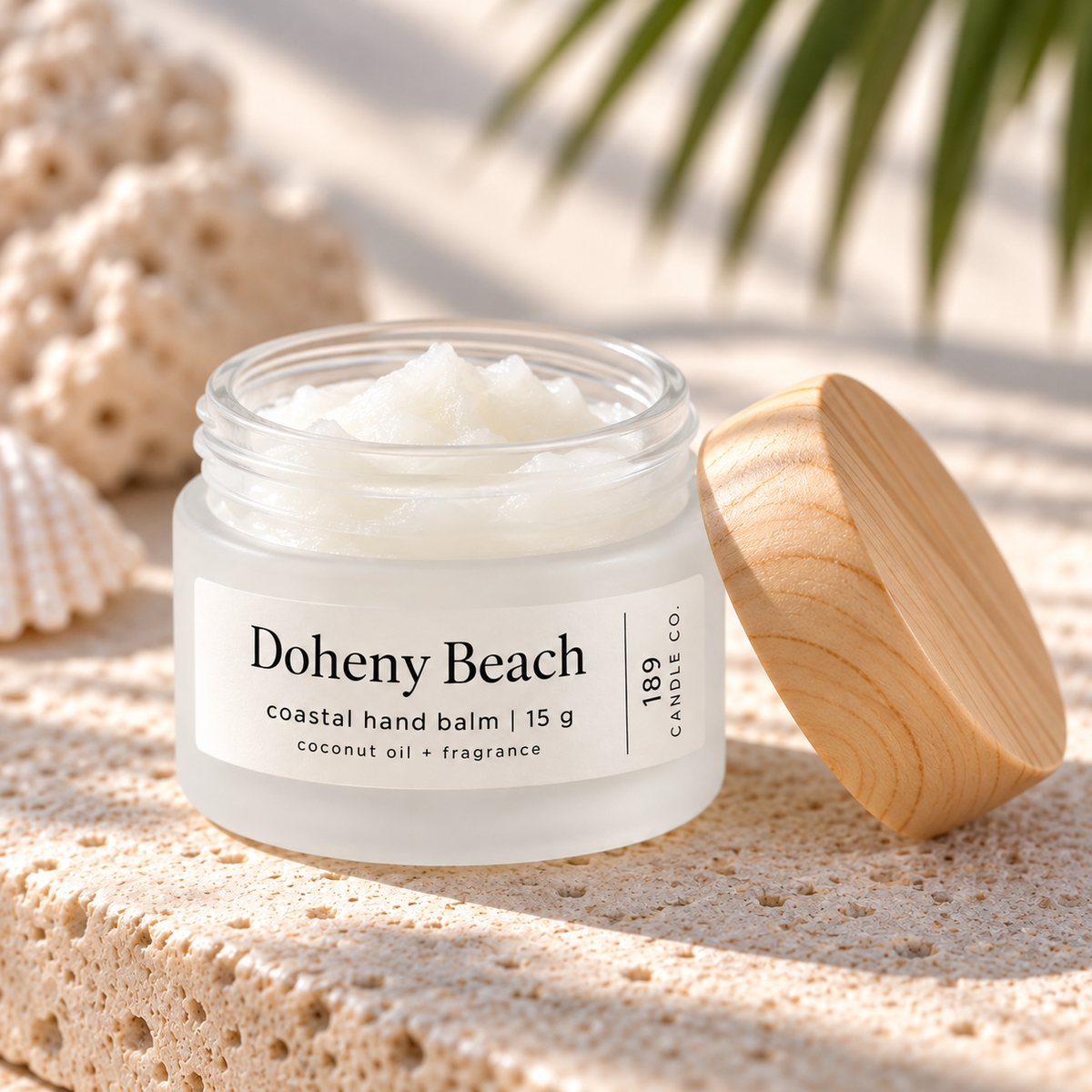 COASTAL HAND BALM (15 g) Coconut Oil + Fragrance