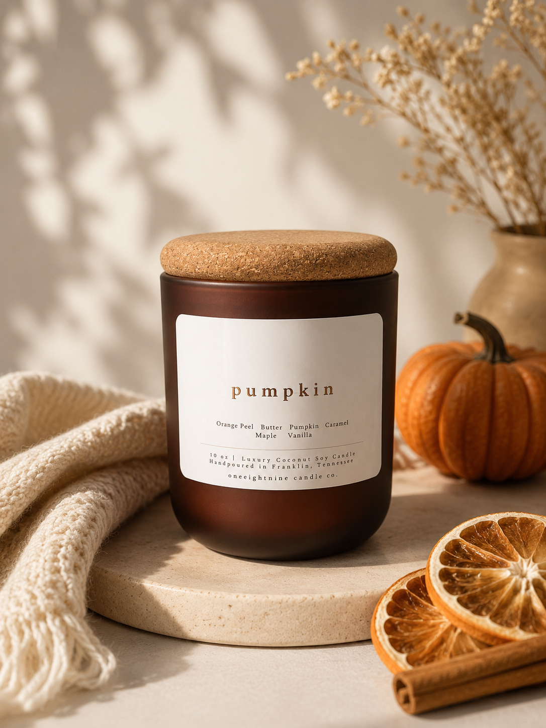 Cozy Season! Pumpkin Reserve (10 oz Double Wick) Luxury Candle