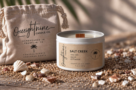SALT CREEK (5 oz Candle) Sea Salt | Agave | Driftwood