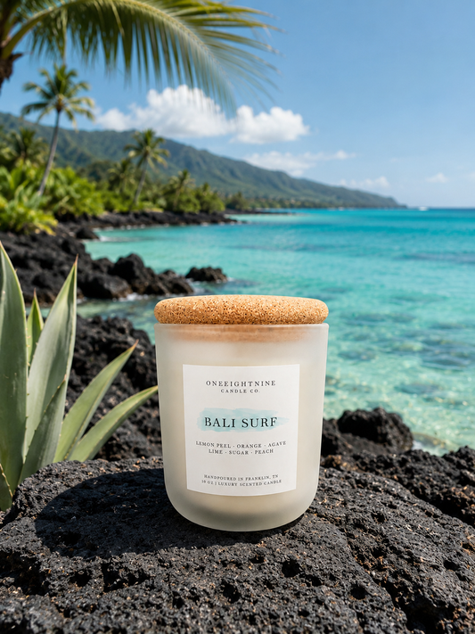BALI SURF (10 oz Candle) Volcano Scent • Lemon Peel • Citrus