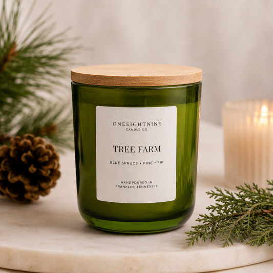 PREORDER: TREE FARM (10 oz Double Wick) Scented Candle - Holiday Collection