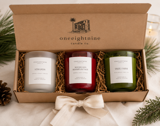 PREORDER: Holiday Gift Set | 3 LUXURY SCENTED CANDLES - Holiday Collection