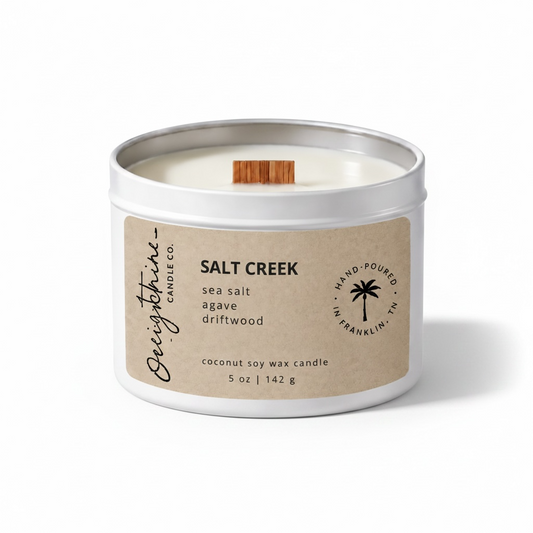 SALT CREEK (5 oz Candle) Sea Salt | Agave | Driftwood