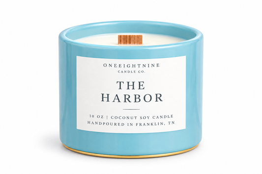 THE HARBOR  (10 Oz Candle)   Yuzu Blossom  •  Sea Salt  •  Sea Kelp  •  White Thyme  •  Santal
