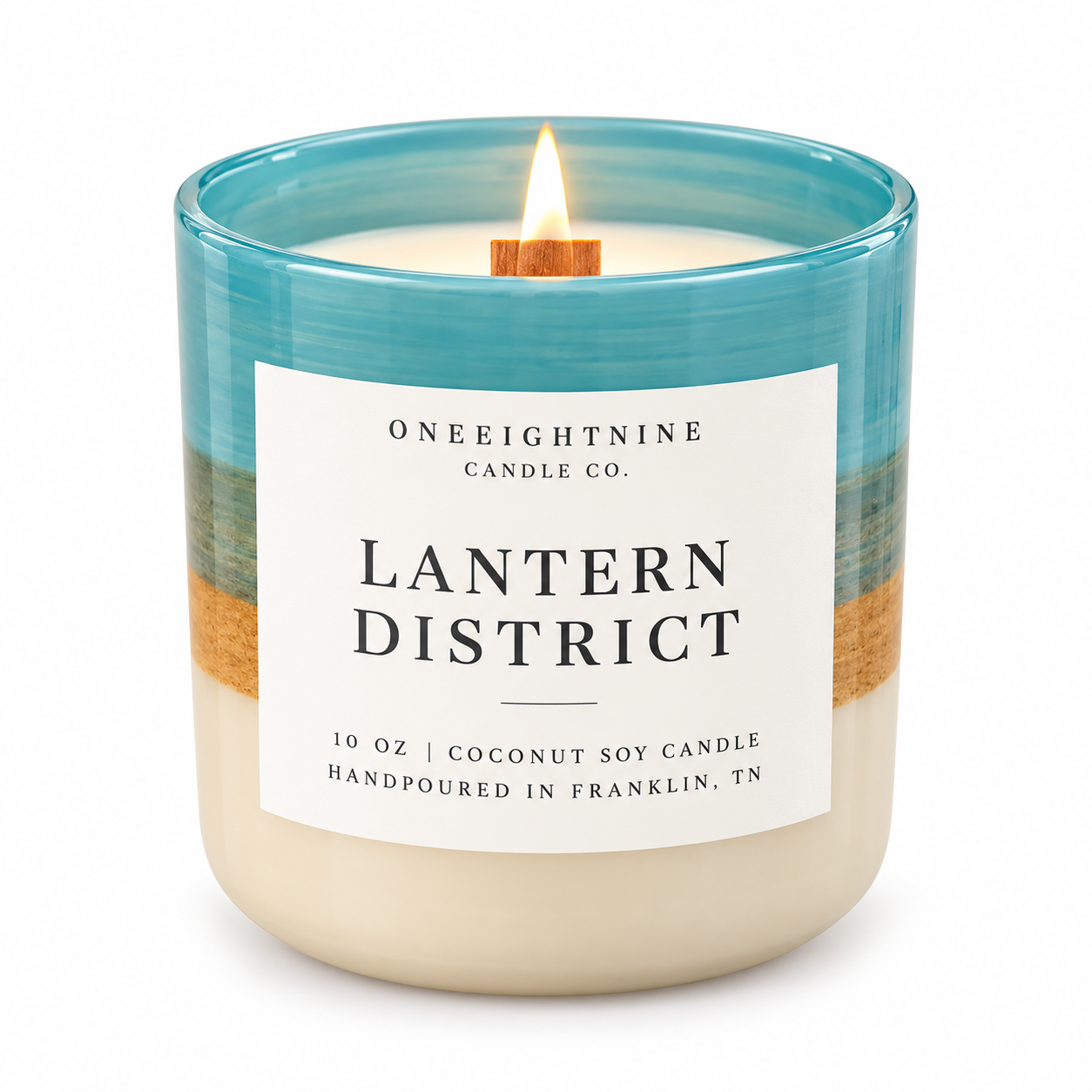 LANTERN DISTRICT (10 oz Candle)   Orange Blossom   •   Sea Salt • Fig  •  Olive Tree   •  Cedarwood  •   Sandalwood