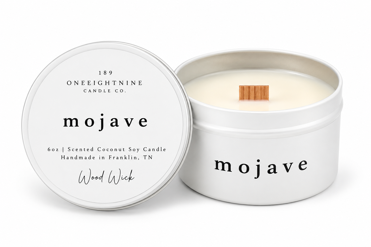 🌵 MOJAVE   (6 oz Candle )   Pomelo   •   Hemp  •  Pink Pepper  •   Palo Santo